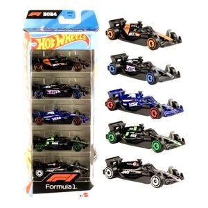 NEW Hot Wheels Formula 1 F1 5 cars pack 1:64
